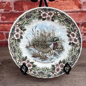 Churchill England Duck Wildlife Scenes Dinner Plate Heritage Mint Thanksgiving